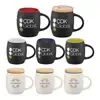 Hearth Ceramic Mug with Wood Lid/Coaster 15oz