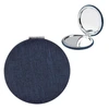 Heathered Circular-Encased Travel Mirror