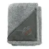Personalized Heathered Fuzzy Fleece Blanket - 50"x60"