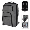 Heathered RFID-Blocking Daily Commute Laptop Rucksack