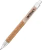 Customizable Cork Barrel Pen with Logo