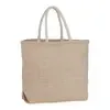 Herringbone Jute Tote Bag