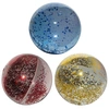 High Bounce Colorful Glitter Ball (Red, Blue, Gold)