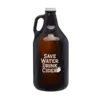 Homebrew 64 oz. Amber Glass Growler