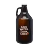 Homebrew 64 oz. Amber Glass Growler