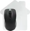 House Shaped Dye Sublimated Computer Mouse Pad