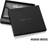 Hugo Boss Luxury Business Document Folder - Elegant Black or Gold