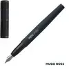 Hugo Boss "Formation Ribbon" Dark Chrome Trim Ballpoint Pen for Business and Office Use