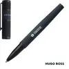 Hugo Boss "Formation Ribbon" Dark Chrome Trim Ballpoint Pen for Business and Office Use