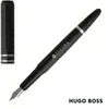 Hugo Boss Black Metal Level Pen with Geometric Pattern