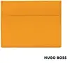 Hugo Boss® Matrix Custom Leather Card Holder - Personalized Logo Products