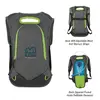 Hydration 1L Backpack for Running, Hiking, Wide Mouth Opening & Flow Tube, Zippered Pockets, Refillable Reservoir