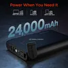 HyperGear 24,000mAh | Power Brick Laptop Power Bank with 65W USB-C PD and AC Outlet