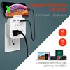 HyperGear Wall Adapter Power Strip Multi-Charger + Holder + Nightlight