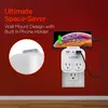 HyperGear Wall Adapter Power Strip Multi-Charger + Holder + Nightlight