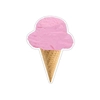 Ice Cream-Shaped Sticker