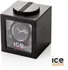 Customizable ICE Glam Silicone Strap Watch with Sparkling Hands & Dial