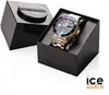 Promo Steel Blue Dial Men's Custom Watch