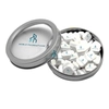 Imprinted Mints in Windowed Circular Tin