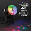 Instant Party Light Projector, 5" LED Disco Lamp with Remote