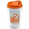 Insulated Transparent Tumbler with Sip Lid (16 oz.)