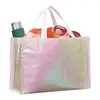 Personalized Iridescent Non-Woven Shopper Tote