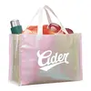 Personalized Iridescent Non-Woven Shopper Tote