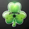 Irish Shamrock Blinky LED Lapel Pins