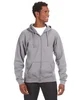 J America Adult Premium Full-Zip Fleece Hooded Sweatshirt