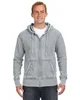 J America Adult Vintage Zen Full-Zip Fleece Hooded Sweatshirt