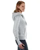 J America Ladies' Zen Full-Zip Fleece Hooded Sweatshirt