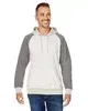 J America Unisex Vintage Tricolor Hooded Sweatshirt