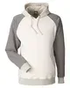 J America Unisex Vintage Tricolor Hooded Sweatshirt