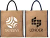 Large Jute Tote Bag