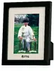 Customized Slimline Ebony Wood Jamestown Picture Frame with Matte Finish