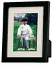 Customized Slimline Ebony Wood Jamestown Picture Frame with Matte Finish