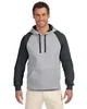 Jerzees Adult NuBlend® Colorblock Raglan Pullover Hooded Sweatshirt