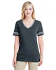 Jerzees Ladies' TRI-BLEND Varsity V-Neck T-Shirt