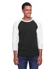 Jerzees Unisex Three-Quarter Sleeve Raglan T-Shirt