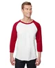 Jerzees Unisex Three-Quarter Sleeve Raglan T-Shirt