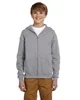 Jerzees Youth NuBlend® Fleece Full-Zip Hooded Sweatshirt