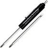 Promotional Jumbo Pocket Screwdriver - Custom Reversible 3/16" Flat Tip #1 Phillips Blade/ Valve Stem Top