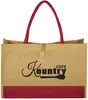 Jute Box Tote Bag