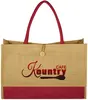 Jute Box Tote Bag