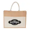 Personalized Jute and Recycled Cotton Shopper Tote