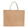 Personalized Jute and Recycled Cotton Shopper Tote