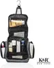 K&R NY™ Luxury Hanging Toiletry Bag with Compartments