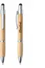 Eco-Bamboo Ballpoint Pen with Stylus - Kafza