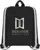 Drawstring Backpack - 210D Polyester - Metallic Imprint