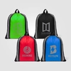 Drawstring Backpack - 210D Polyester - Metallic Imprint